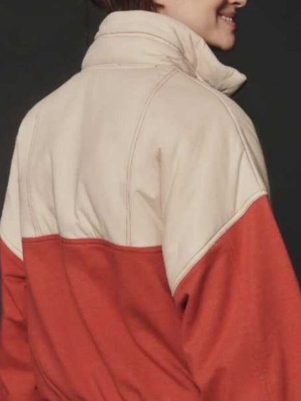 Pilcro Half-Zip Fleece Sweatshirt - Picture 3 of 10